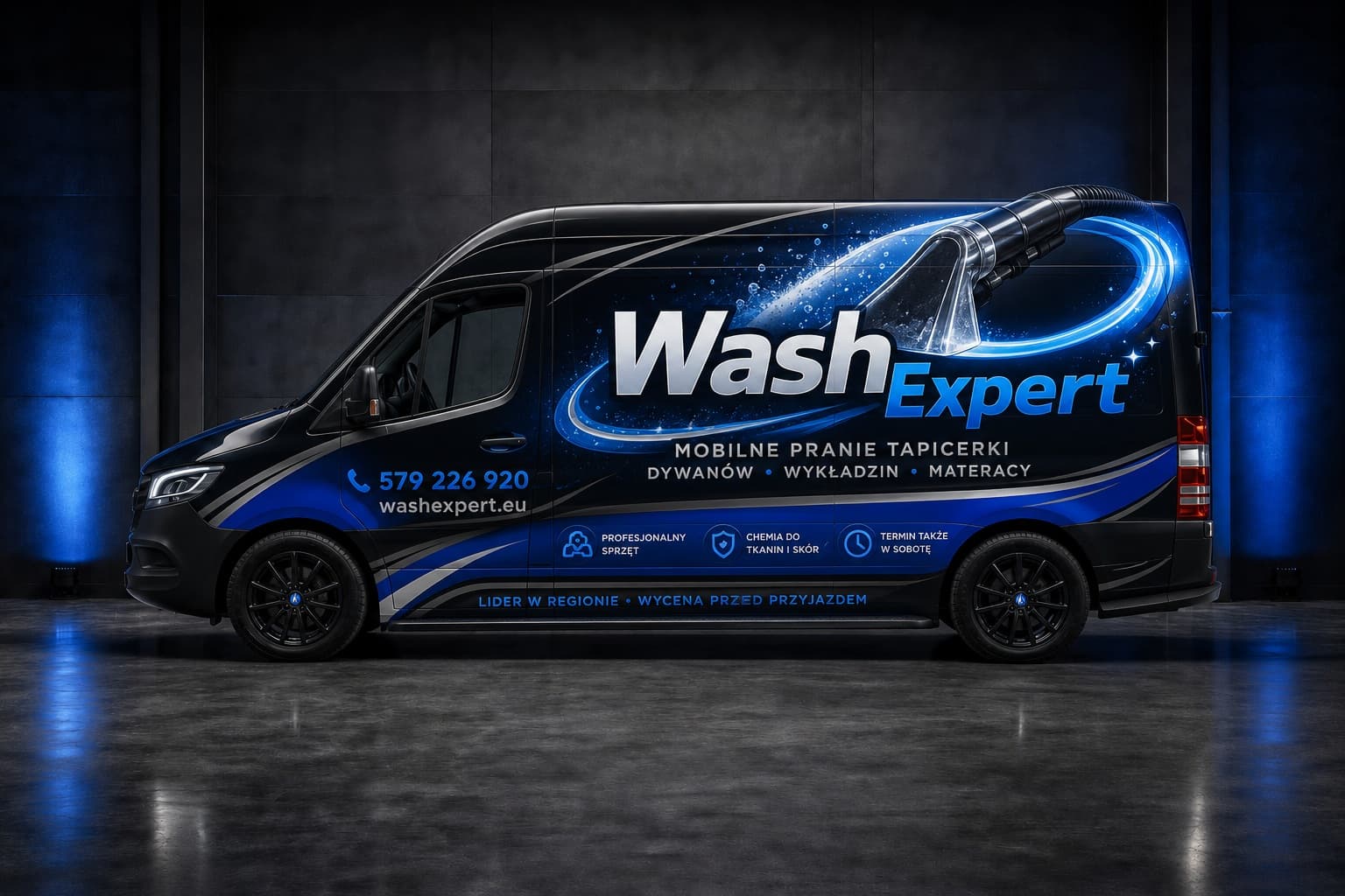 Mobilne pranie tapicerek WashExpert — dojazd do klienta